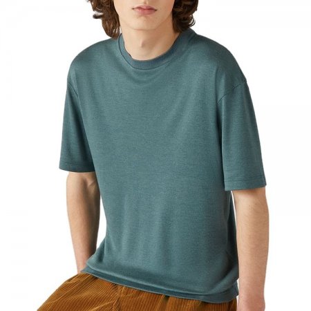 メンズ綿 100% ブランク T シャツ高品質特大カジュアルカスタムロゴデザインドロップショルダー T シャツ男性用
